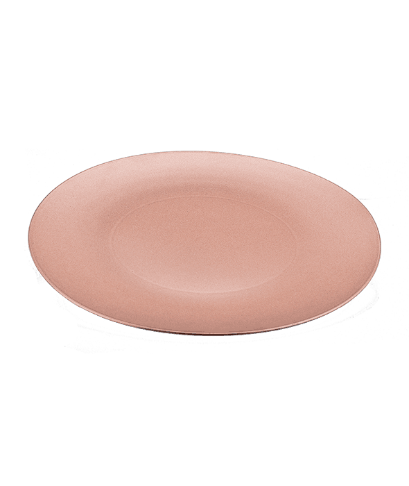 Sottopiatto plastica rotondo rosa d.33 cm